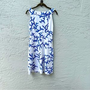 J. McLaughlin dress - blue/white - size small